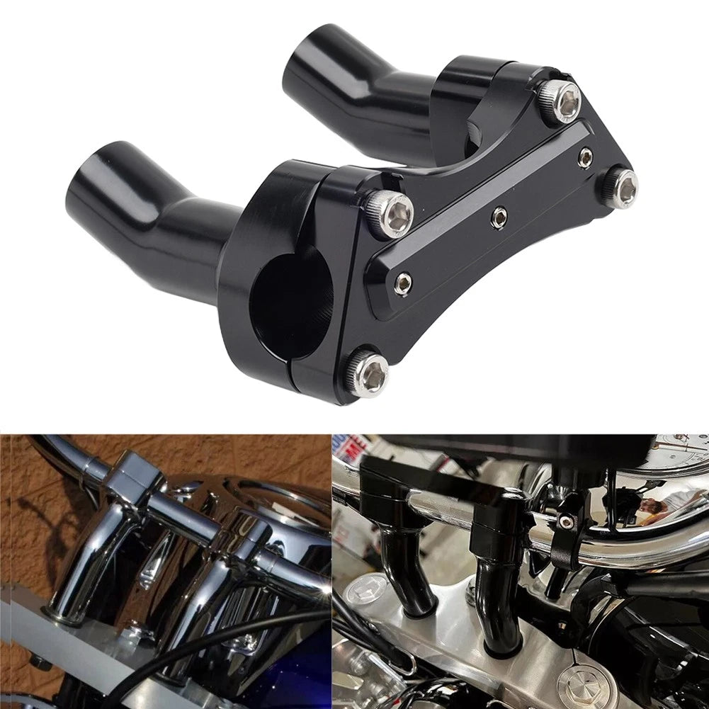 3.5" Handlebar Riser & Top Clamp for Harley Fat Boy Heritage Softail (1990–2023)