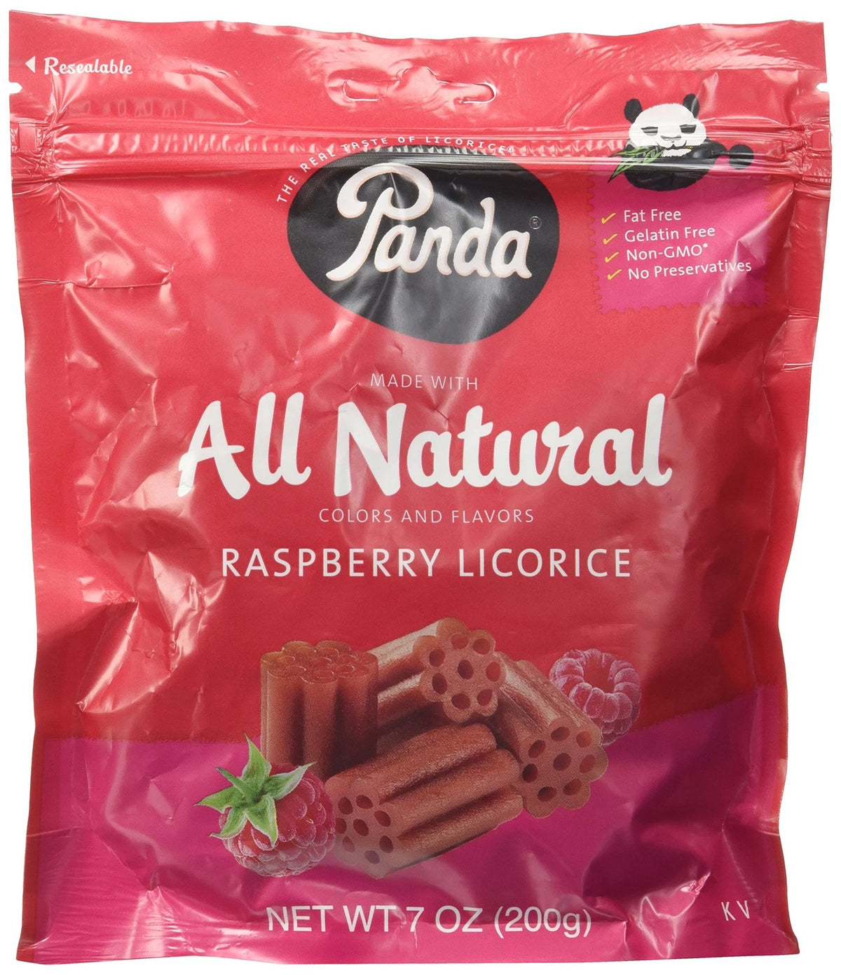 Raspberry Licorice 7 Oz for Panda (Pack of 1)