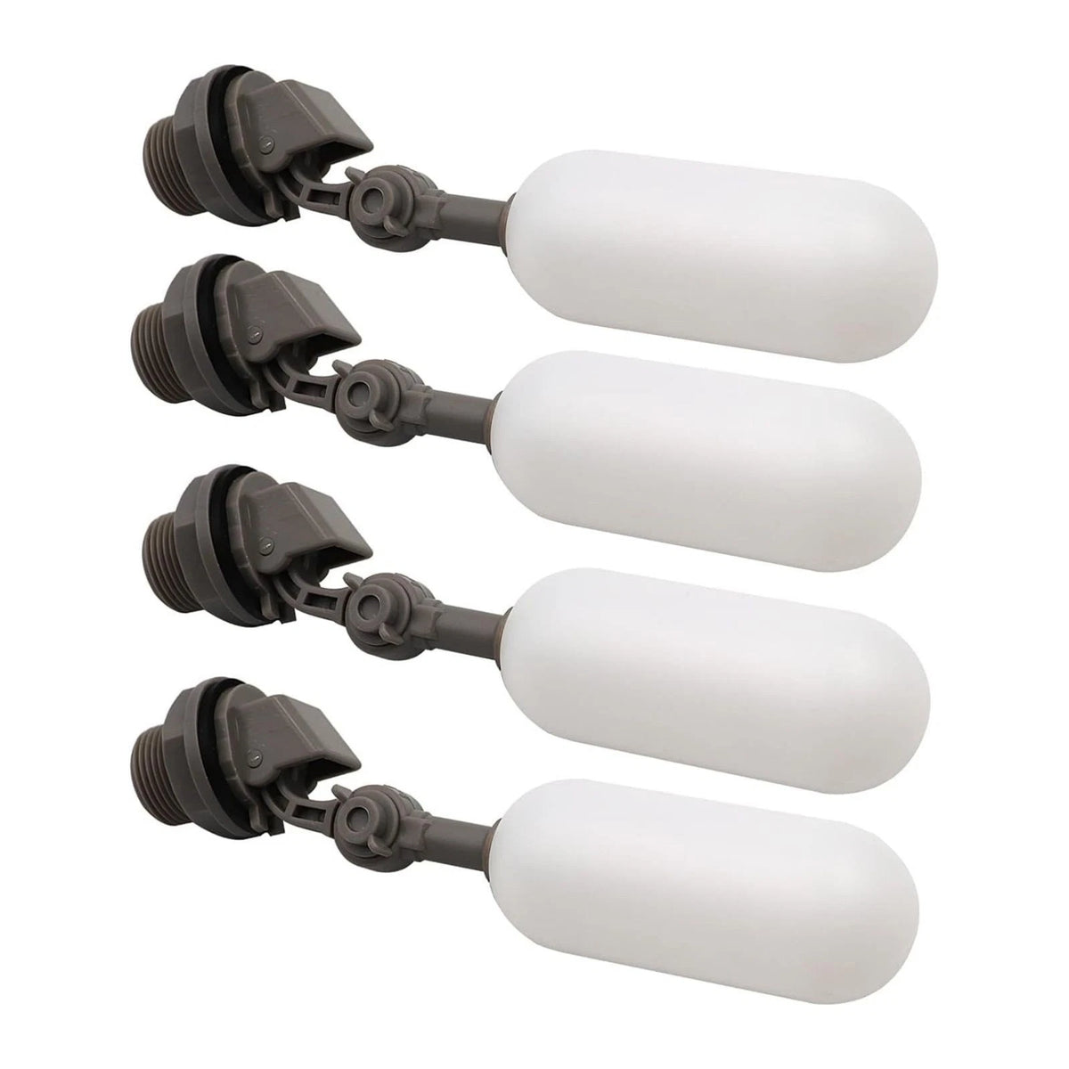 4X 1/2" Ball Float Valve Adjustable Arm Water Level Control Auto Fill Stop
