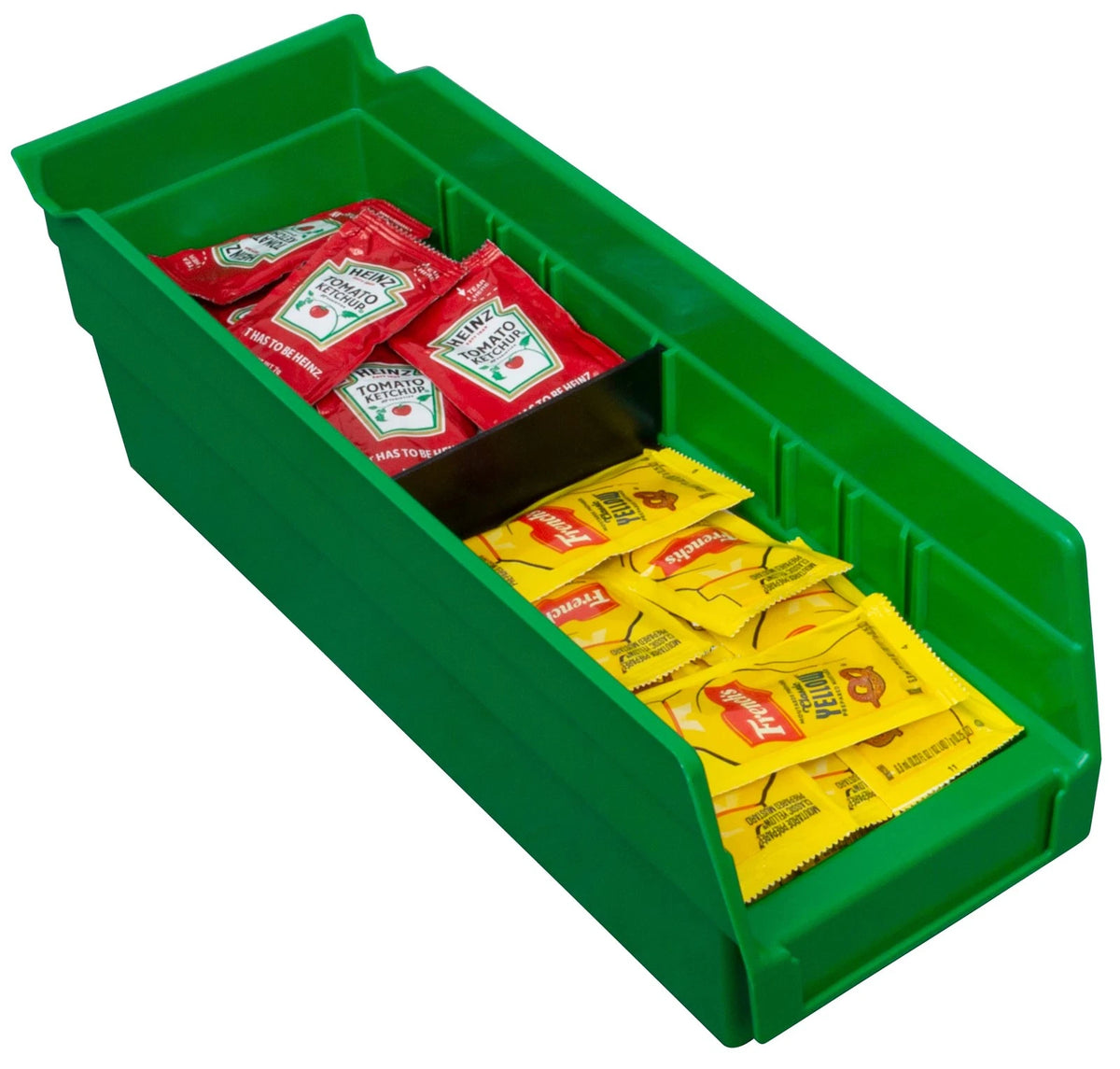 Plastic Width Dividers for Akro-Mils 4" Tall Shelf Bins (Models 30120, 3012)