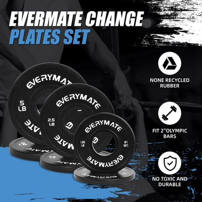 5LB Change Weight Plates Set for Olympic Weightlifting (5 LBx2)
