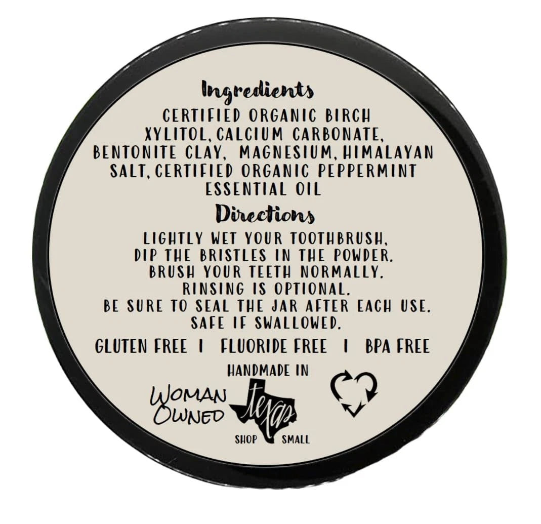 Fluoride Free Remineralizing Toothpaste Powder for Vegan Use