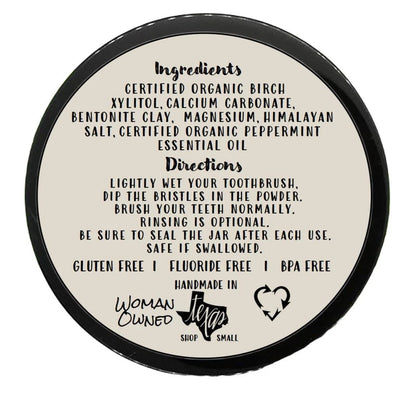 Fluoride Free Remineralizing Toothpaste Powder for Vegan Use