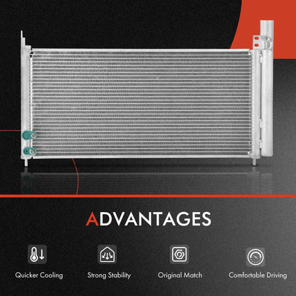 Radiator & A/C Condenser Set for Lexus HS250h (2010–2012) 1640028580, 1640028581, LX3010145