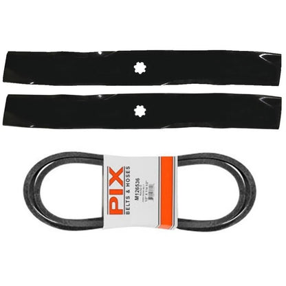 Deck Belt & Blade Kit for John Deere LT133 LT150 LT155 (38")