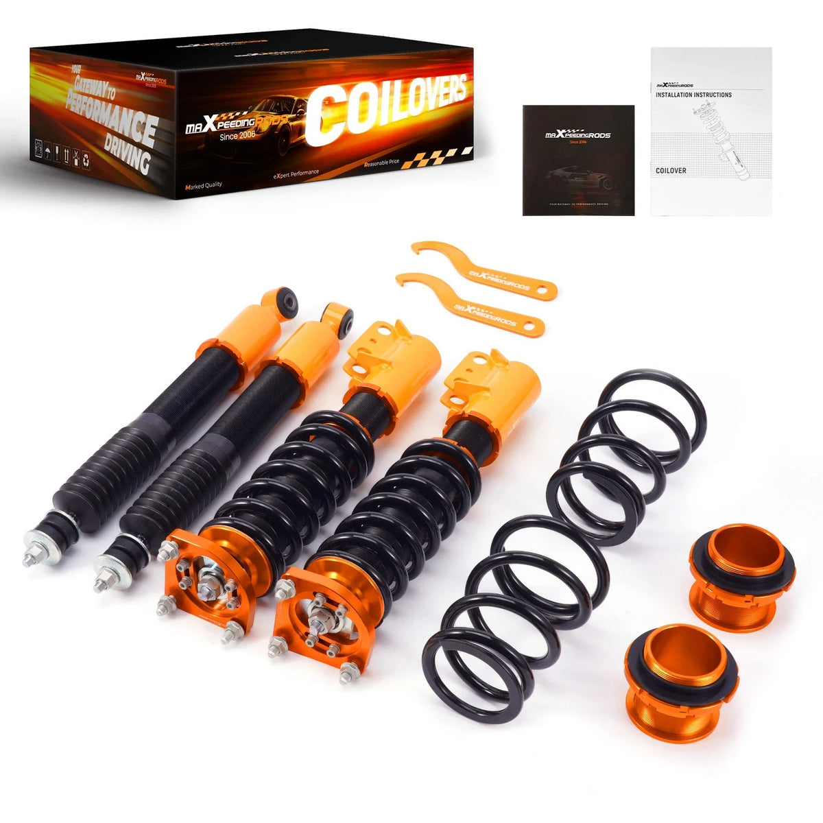 Coilover Suspension Kit Adjustable for Ford Mustang (1994–2004)