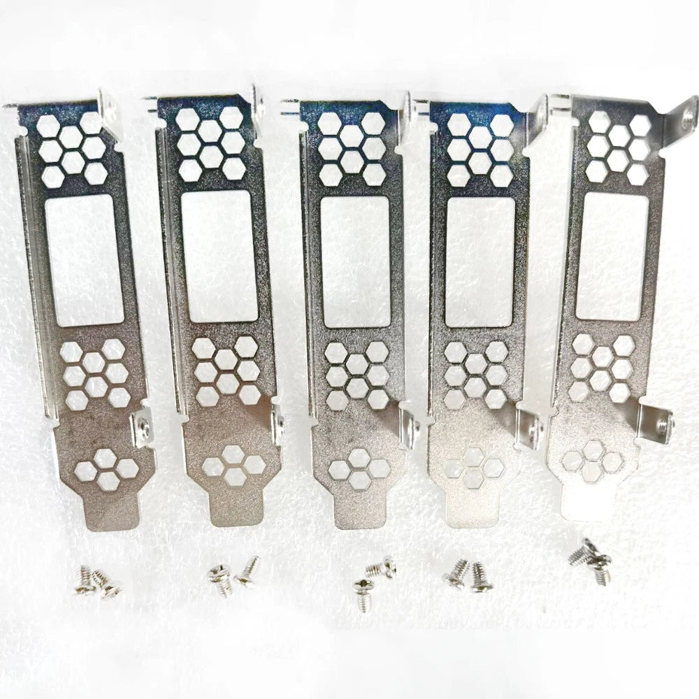 10 Pack Low Profile Bracket for DELL PERC H830 LSI SAS 9300-8e PCI-e HBA