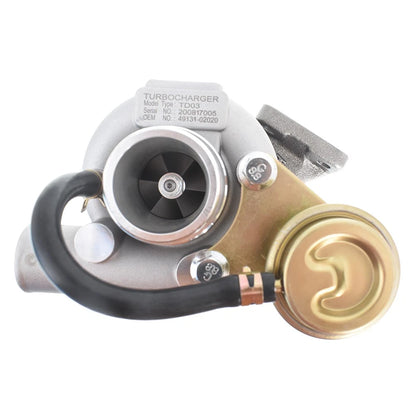 Turbocharger TD03-07G for Bobcat S160 S185 T190 Kubota V2003T (2000–2008)