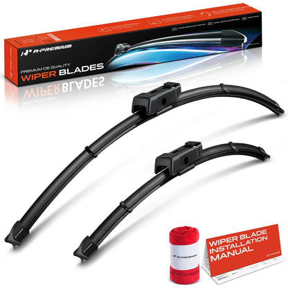2X Front 28" & 18" Windshield Wiper Blades for Audi Q4 E-tron (2021–2023)