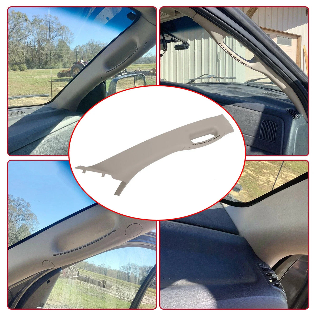 RH A Pillar Trim Passenger Grab Handle for Dodge Ram 2003-2010