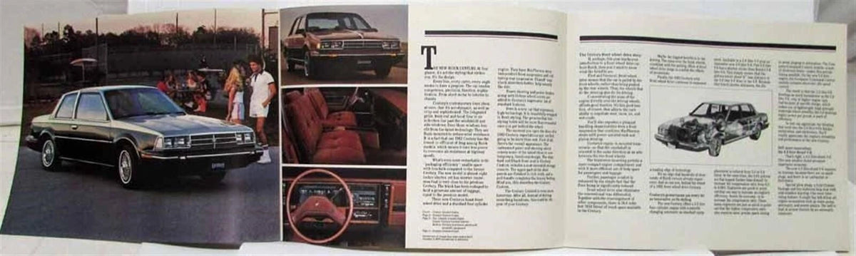 Sales Folder for Buick Century (1982)
