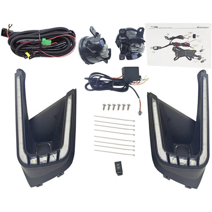 LED DRL & Fog Lights Kit for Honda Civic Sedan Hatchback (2022–2024)