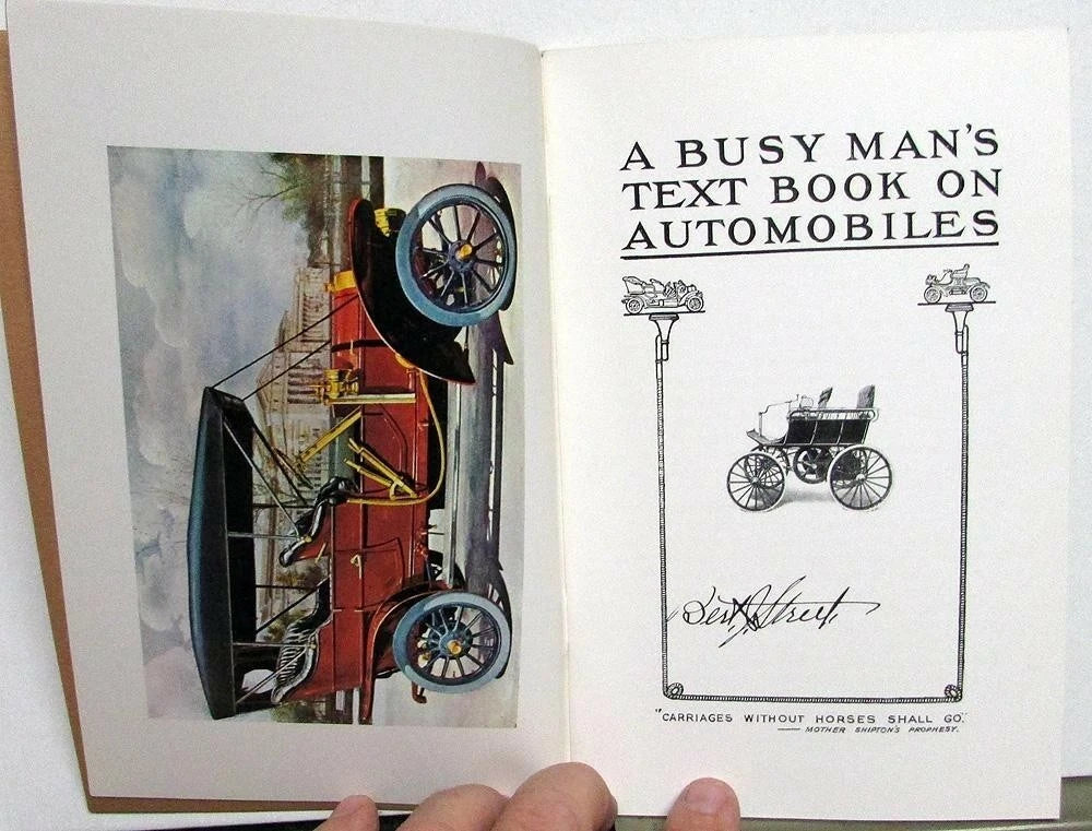 Technical Info Brochure for Oldsmobile New Models (1907)