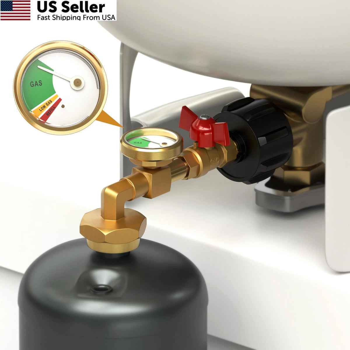 Propane Refill Adapter for 1 lb Tanks (2010–2023)