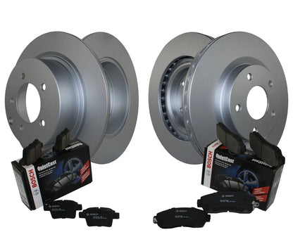 Brake Kit with Disc Rotors & Bosch Ceramic Pads for Jeep Dodge Chrysler