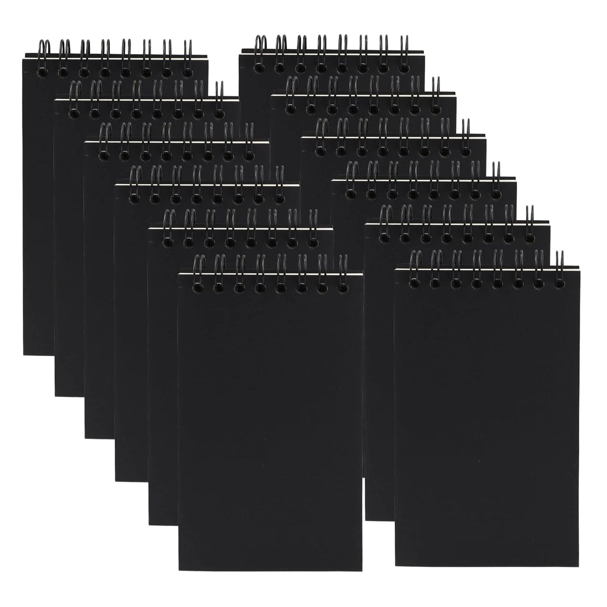 12 Pack Pocket Notebooks 3x5 Mini Spiral Notepads
