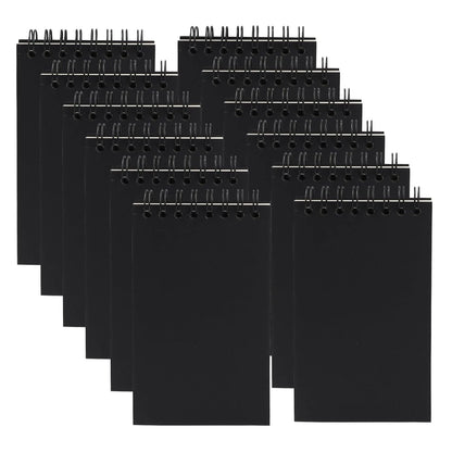 12 Pack Pocket Notebooks 3x5 Mini Spiral Notepads