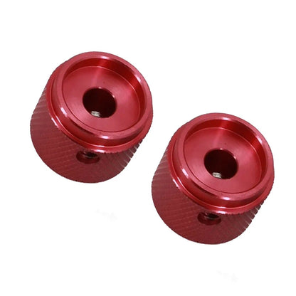 5X Red Solid Aluminum 20x15.5mm Audio Rotary Control Potentiometer Knob