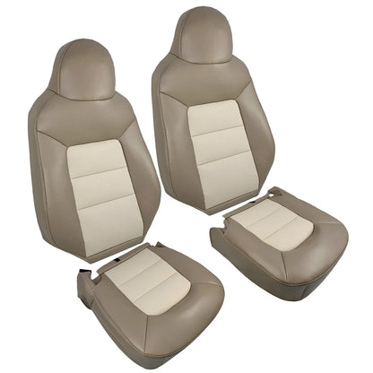 2X Leather Front Top & Bottom Seat Covers for Expedition (2003–2006) HL-CP-037
