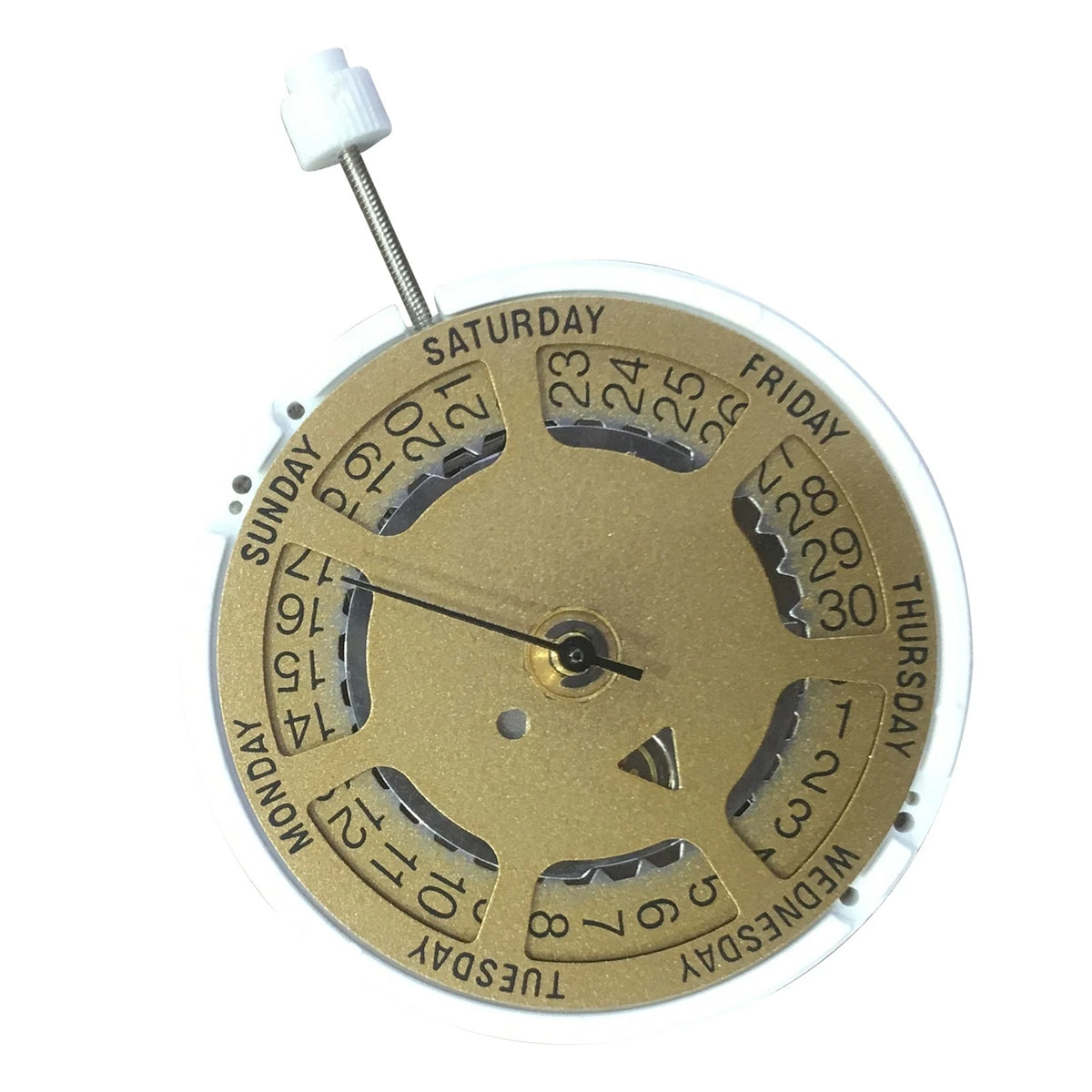 3-Hand Date Quartz Watch Movement with Battery for Swiss ISA 1198