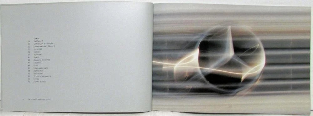 Mercedes-Benz Class V Sales Brochure (2001) - Italian Text