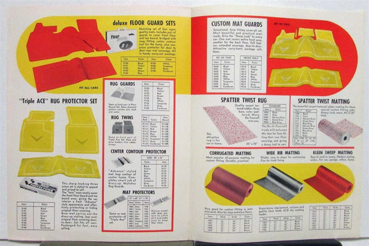 Automotive Mats for ACE Vehicles (1950s)