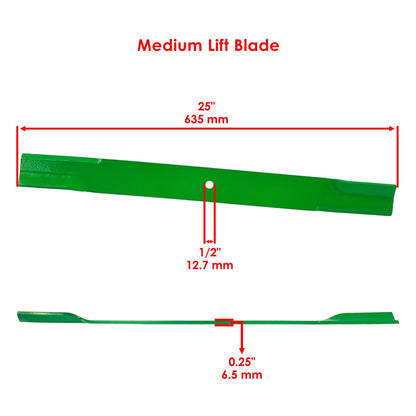 25" Deck Spindle Blade for Bush Hog (MB291 - HD)