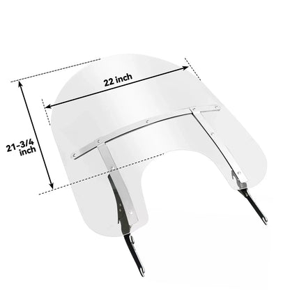 Windscreen with Bracket for Harley Road King Touring 1994-2024