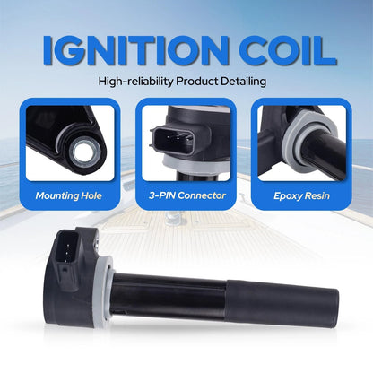 Set of 4 Ignition Coils for Mercury