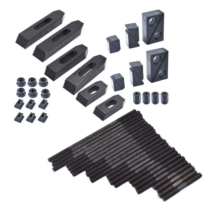 58 Pcs 1/2 T-Slot Clamping Kit for Mill Machinist (No Specific Years)