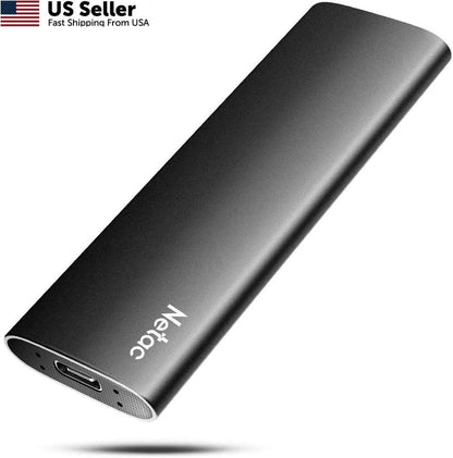250GB Portable SSD for USB 3.2 Gen 2 Type-C (10 Gbps)