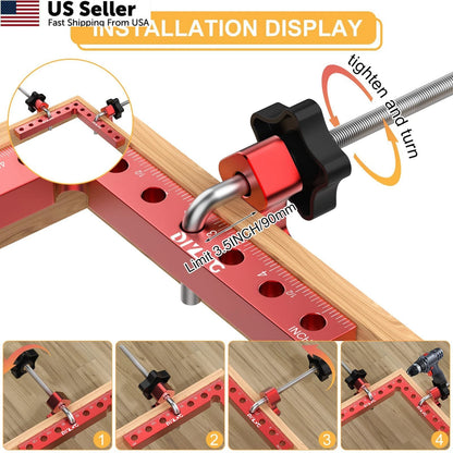 4X Corner Clamp for Woodworking 90 Degree