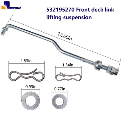 Front Deck Link Lift Suspension for