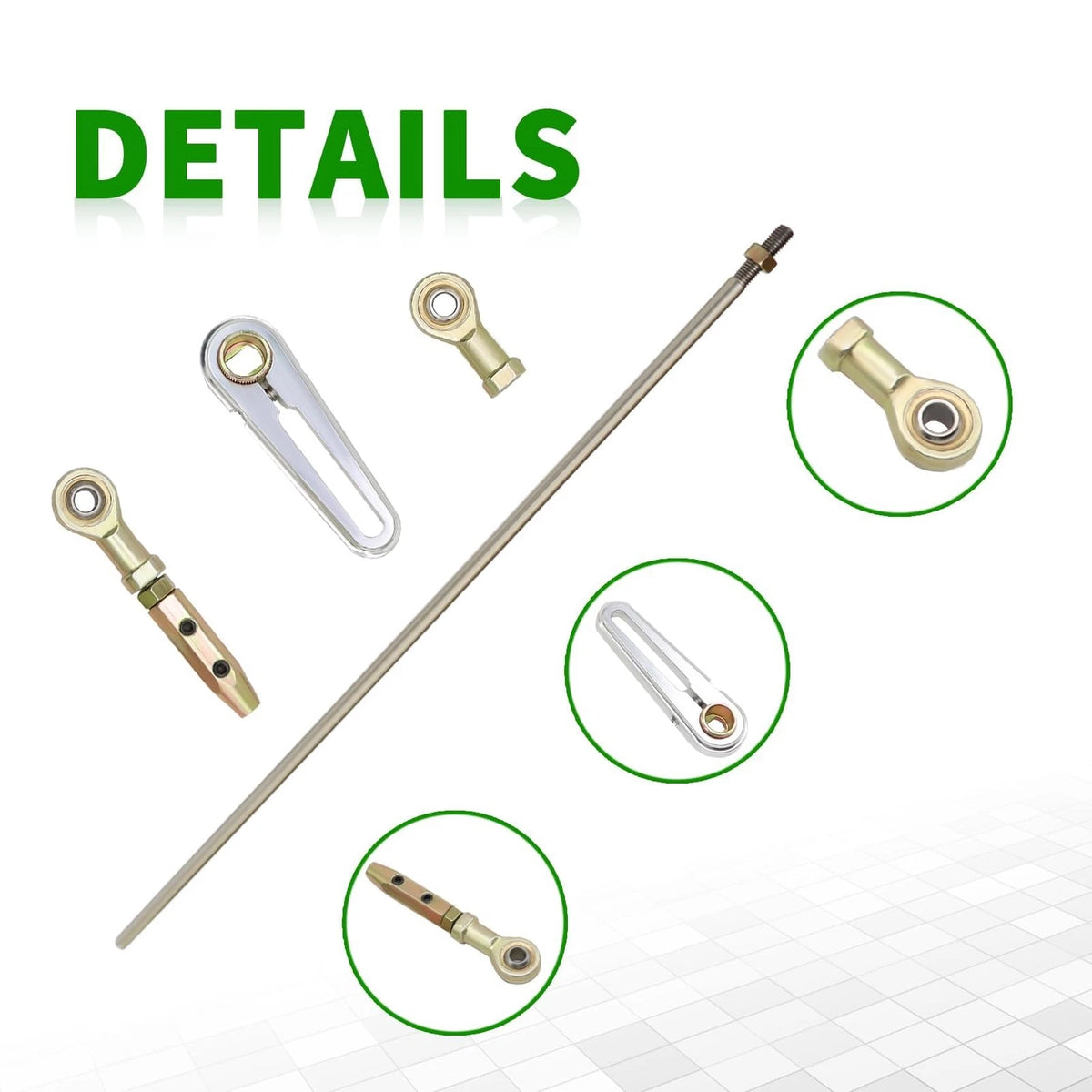 Adjustable Column Shift Linkage Kit for Compatible with 700R4