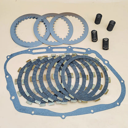 Clutch Friction Plates Gasket Kit for Suzuki Intruder 700 (1986–1987) 21441-37400, 21442-37401, 21451-14A00, 21441-37440, 21440-19F00, 21451-28C31