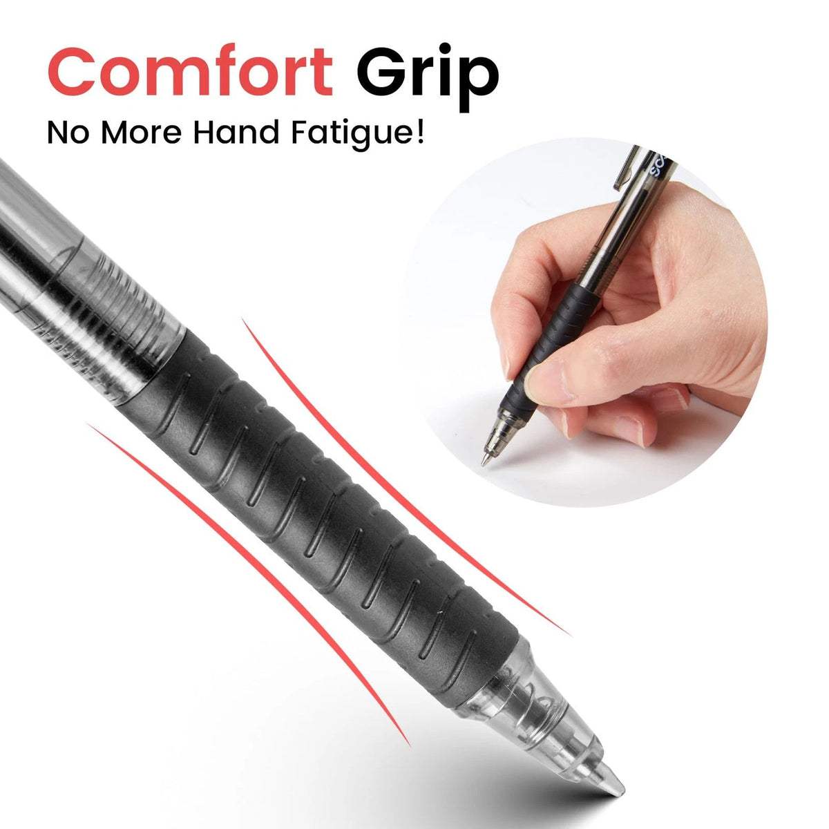 40 Pack Ballpoint Pens for Smooth Writing