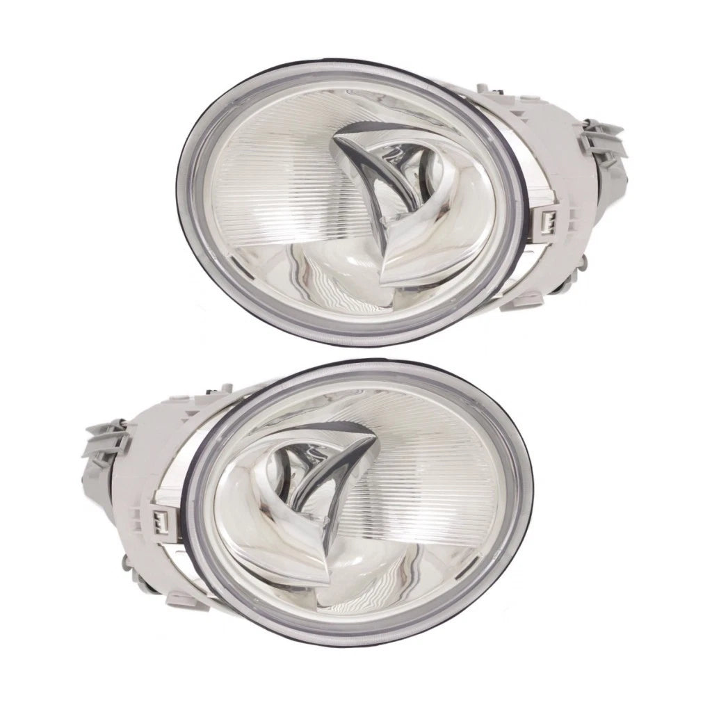 Headlight Pair for Volkswagen Beetle (1998–2005) PLX-M0-20-5446-00-CL360A55, VW2502106, VW2503106