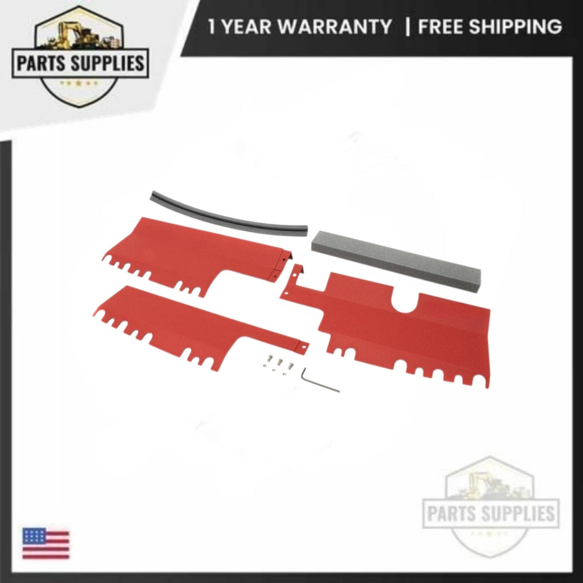 Red Radiator Shroud for Subaru WRX STI (2015–2021)