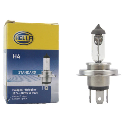H4 Multi-Purpose Light Bulb by Hella for Toyota Hilux N70 2005-2015