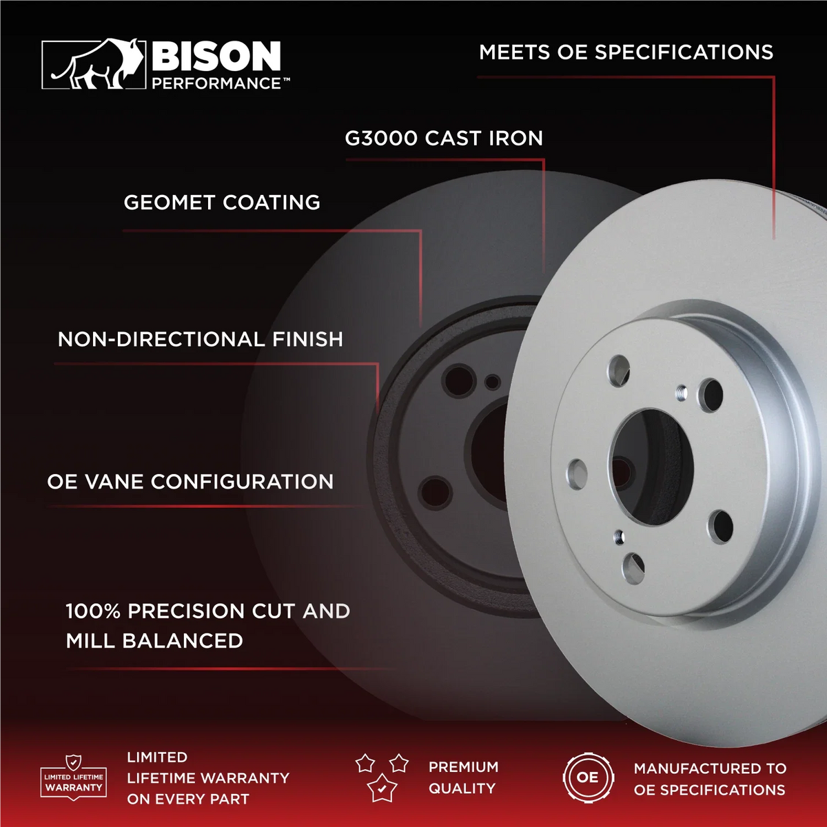 Front Brake Kit 305mm Rotors & TRW Pro Ceramic Pads for Silverado Sierra 1500 (2014–2023)
