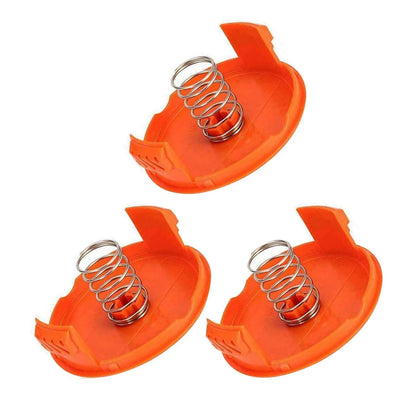 3X Replacement Spool Cap & Spring for Black & Decker LST201 LST220 LST300