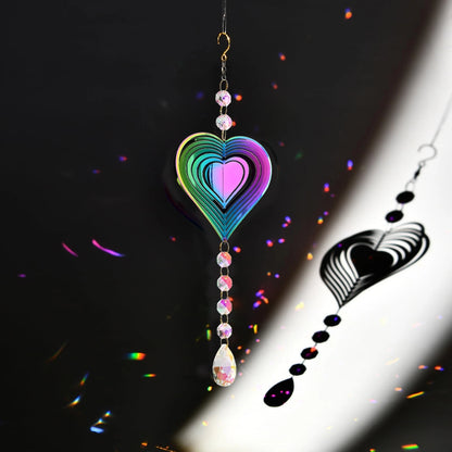 Crystal Suncatchers for Windows - Butterfly Wind Spinner