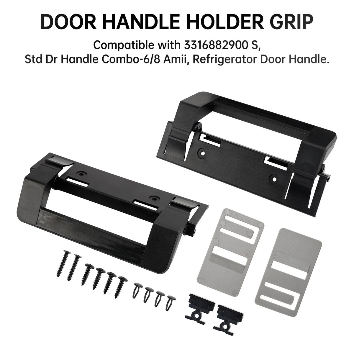 2X RV Refrigerator Door Handle Holder Grip for Dometic (3316882900)
