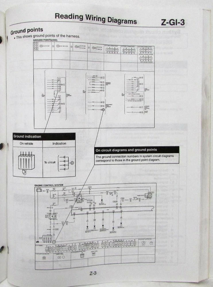 Electrical Wiring Diagram for Mazda 626 (2000)