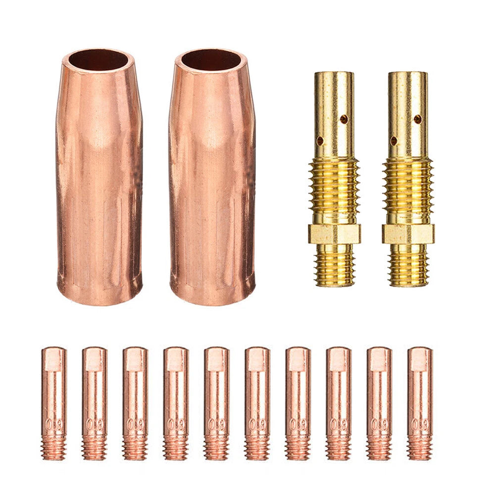 14 Mig Kit Replacement for Eastwood Mig135 Mig175 (Contact tips, Nozzle, Diffuser)