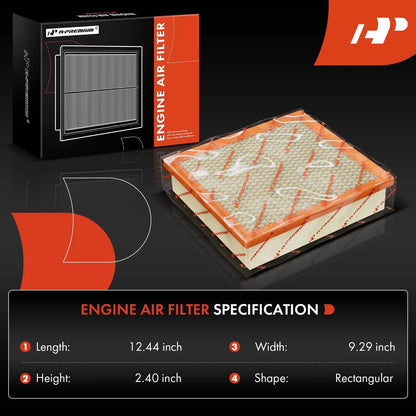 Activated Carbon Cabin Air Filter for Dodge Caliber Jeep (2007–2012) - CA11048, CAF1845P, CAF2055