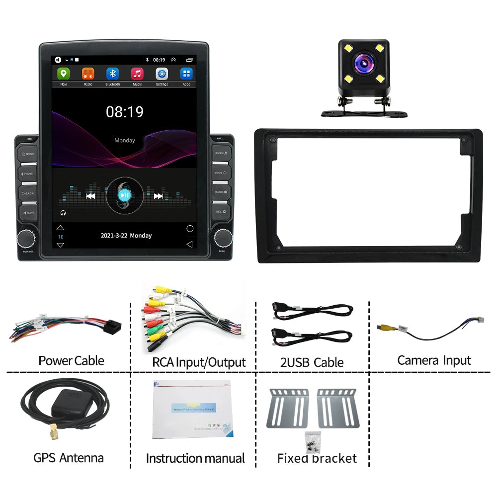 9.7" Stereo for Chevy Avalanche (2003–2006) Android 13, Apple CarPlay, WiFi