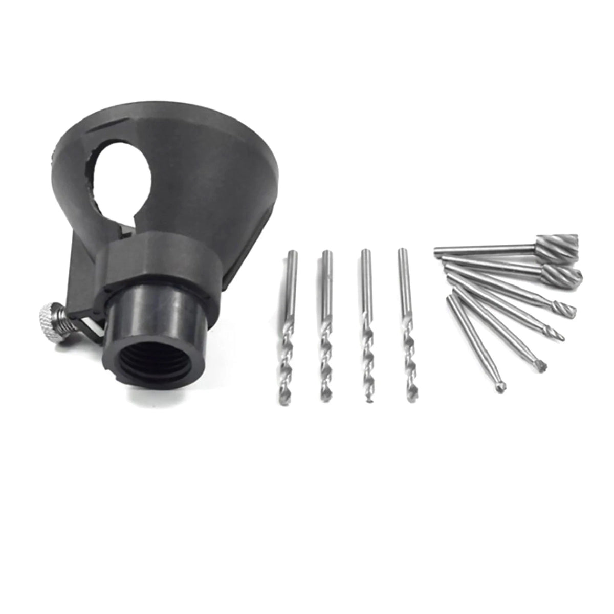 Large Window Rotary Tool with 10 Drill Bits