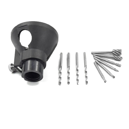 Large Window Rotary Tool with 10 Drill Bits