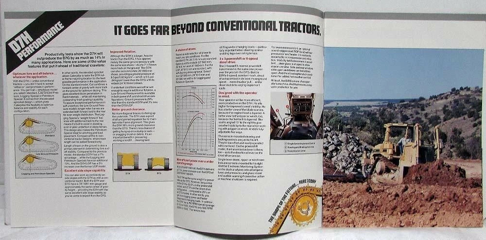 Caterpillar D7H Sales Brochure (1986–1996)